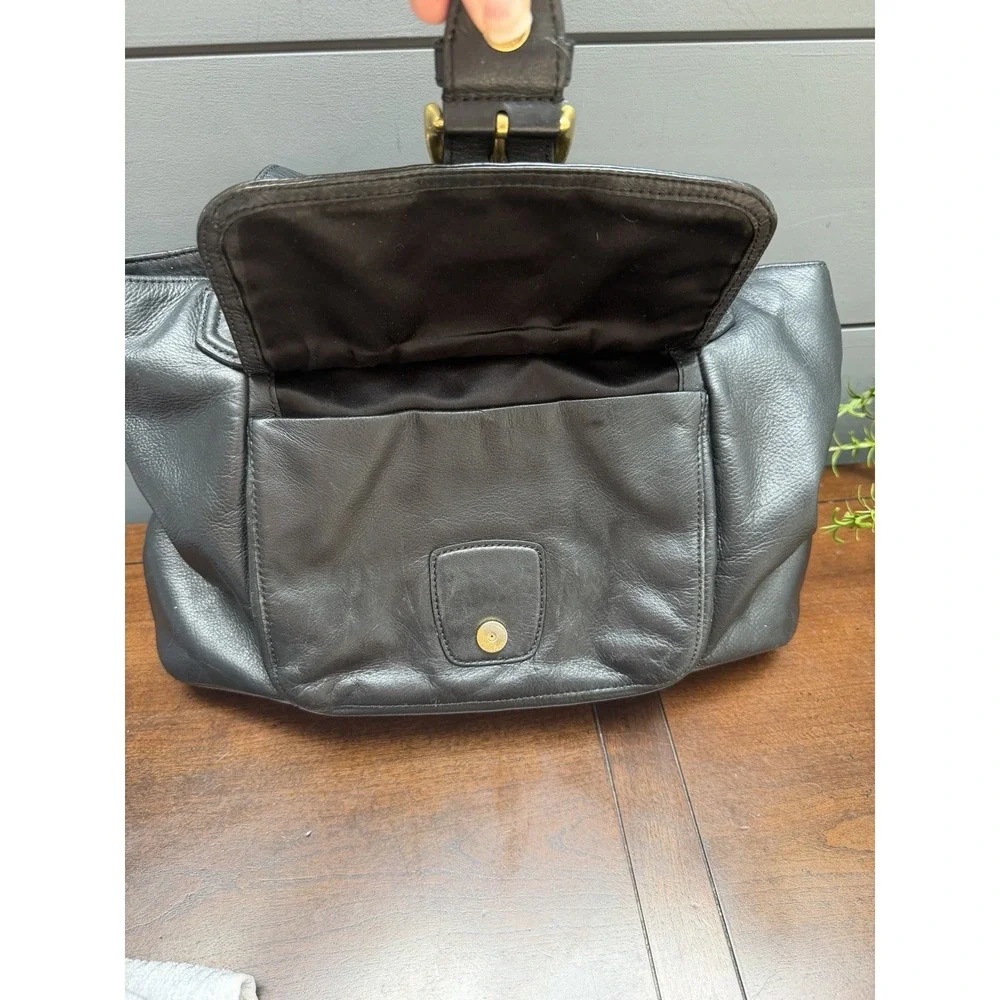Coach F24961 Campbell Carryall Black Bag POCKETS! Travel Festival Luxury Hobo - Picture 8 of 13